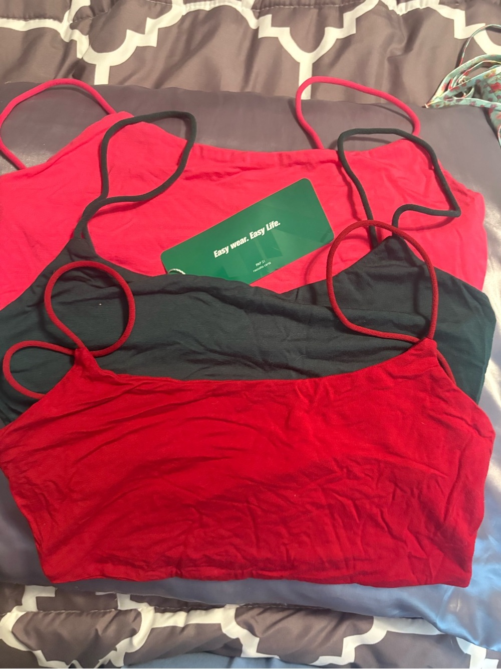 Women’s Spaghetti Strap Bralette Set of 3